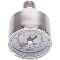 Wika MW 1044 ES ES-Manometer waagerecht, 40mm, 0-10 bar, G 1/4"