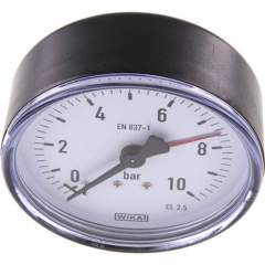 Wika MW 1080 Manometer waagerecht, 80mm, 0-10 bar