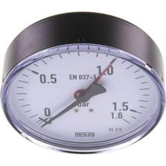 Wika MW 1,6100 Manometer waagerecht, 100mm, 0-1,6 bar
