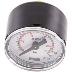 Wika MW 1,640 ST Manometer waagerecht (ST/Ms), 40mm, 0-1,6 bar, G 1/8"