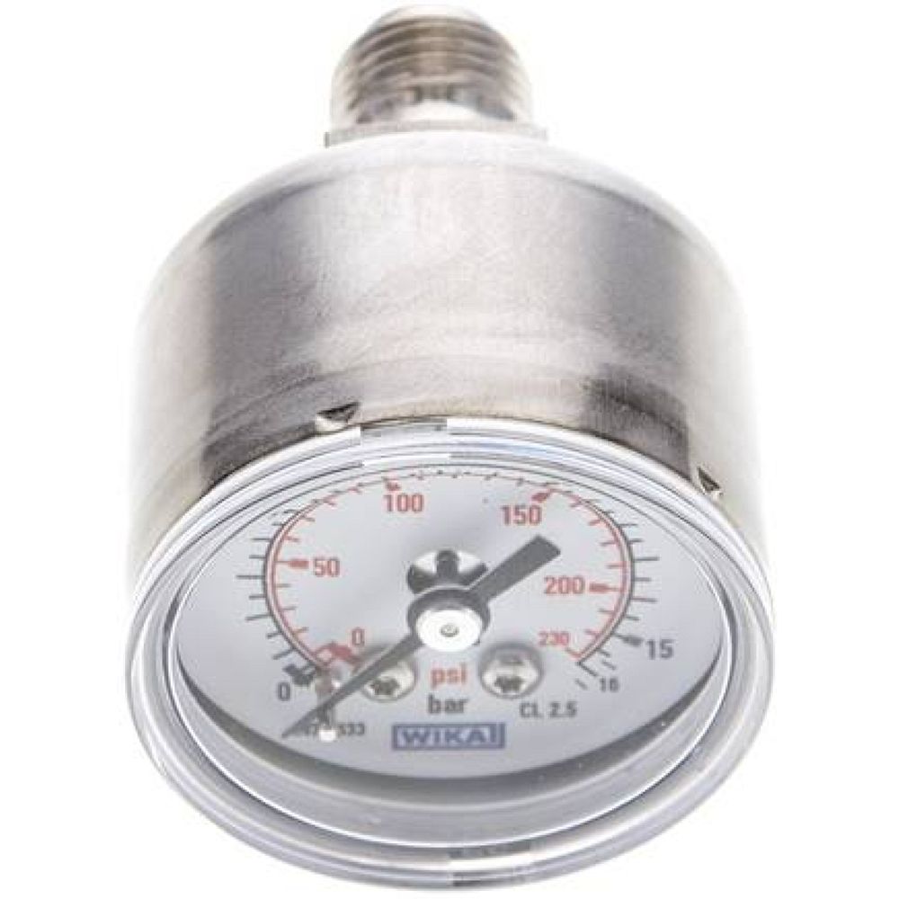 Wika MW 1644 ES ES-Manometer waagerecht, 40mm, 0-16 bar, G 1/4"