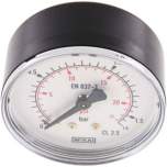 Wika MW 1,663 Manometer waagerecht (KU/Ms), 63mm, 0-1,6 bar, G 1/4"