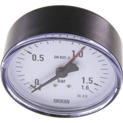 Wika MW 1,680 Manometer waagerecht, 80mm, 0-1,6 bar