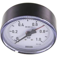 Wika MW 180 Manometer waagerecht, 80mm, 0-1 bar