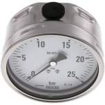 Wika MW 25100 ES Chemie-Manometer waagerecht, 100mm, 0-25 bar