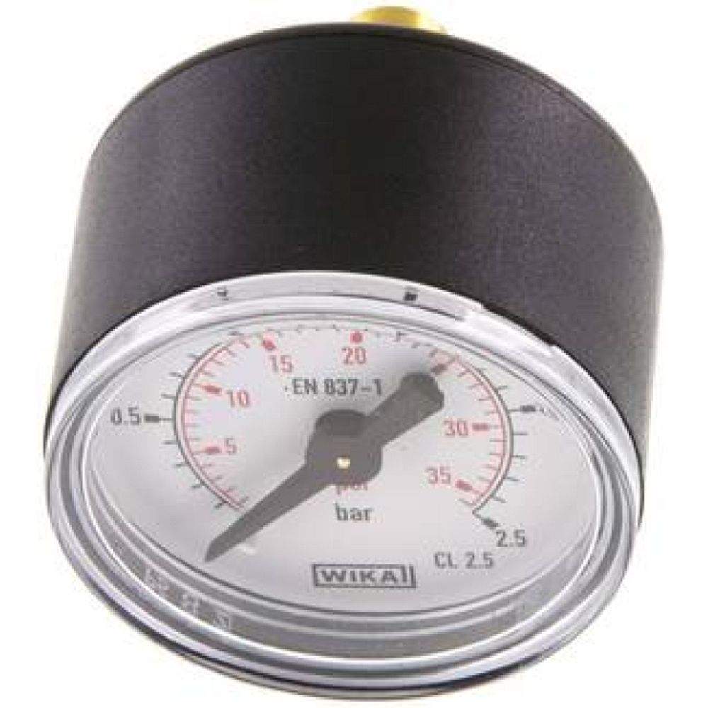 Wika MW 2,540 Manometer waagerecht (KU/Ms), 40mm, 0-2,5 bar, G 1/8"