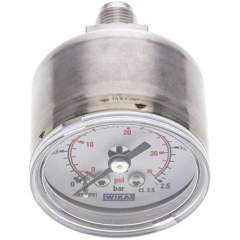 Wika MW 2,540 ES ES-Manometer waagerecht, 40mm, 0-2,5 bar, G 1/8"