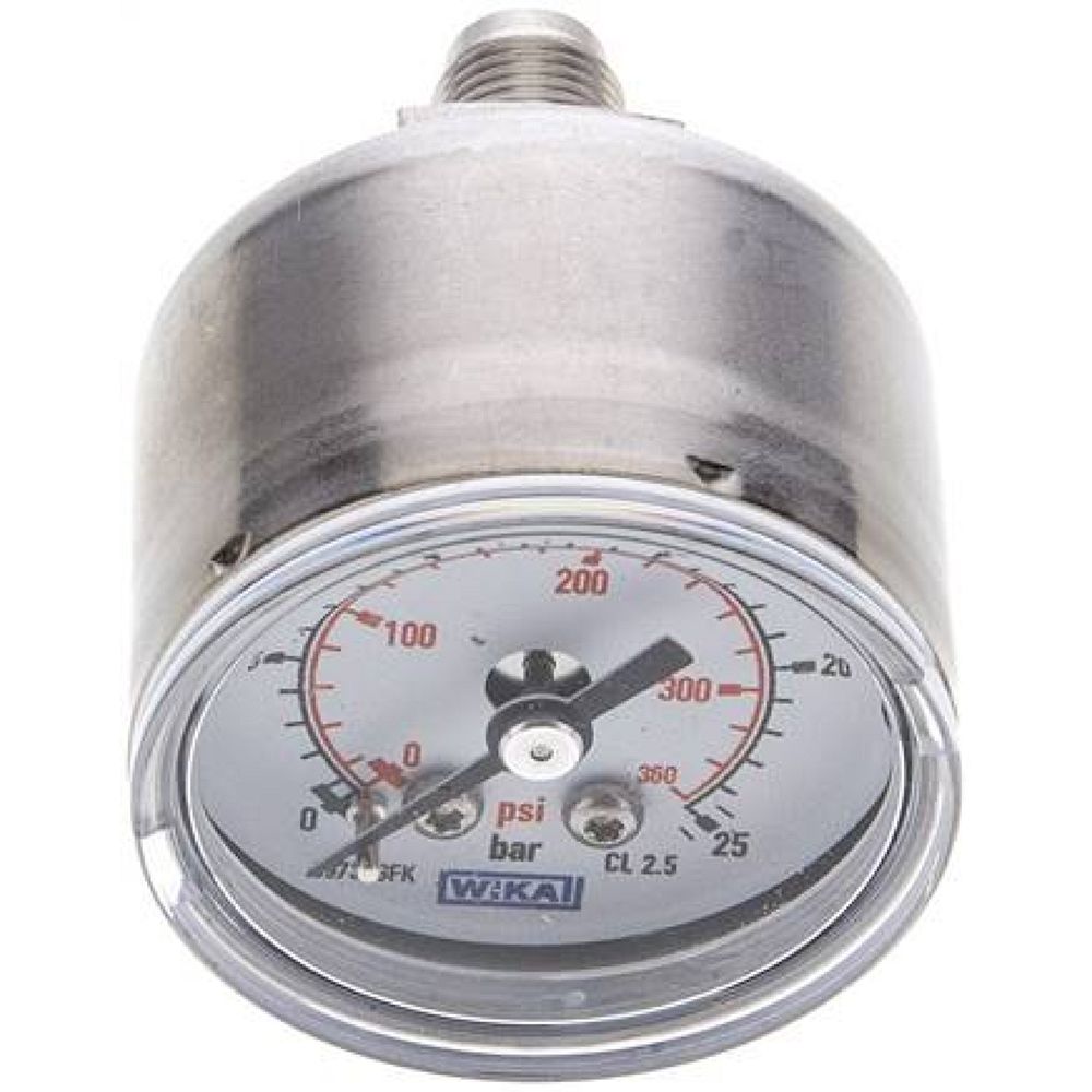Wika MW 2540 ES ES-Manometer waagerecht, 40mm, 0-25 bar, G 1/8"