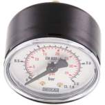 Wika MW 2,550 ST Manometer waagerecht (ST/Ms), 50mm, 0-2,5 bar, G 1/4"