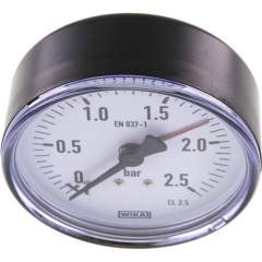 Wika MW 2,580 Manometer waagerecht, 80mm, 0-2,5 bar