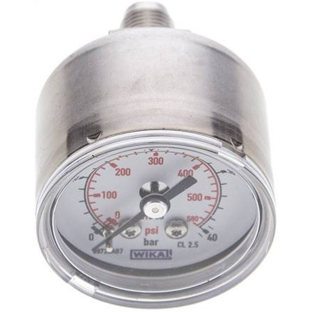 Wika MW 4040 ES ES-Manometer waagerecht, 40mm, 0-40 bar, G 1/8"