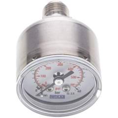 Wika MW 4044 ES ES-Manometer waagerecht, 40mm, 0-40 bar, G 1/4"