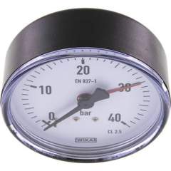 Wika MW 4080 Manometer waagerecht, 80mm, 0-40 bar