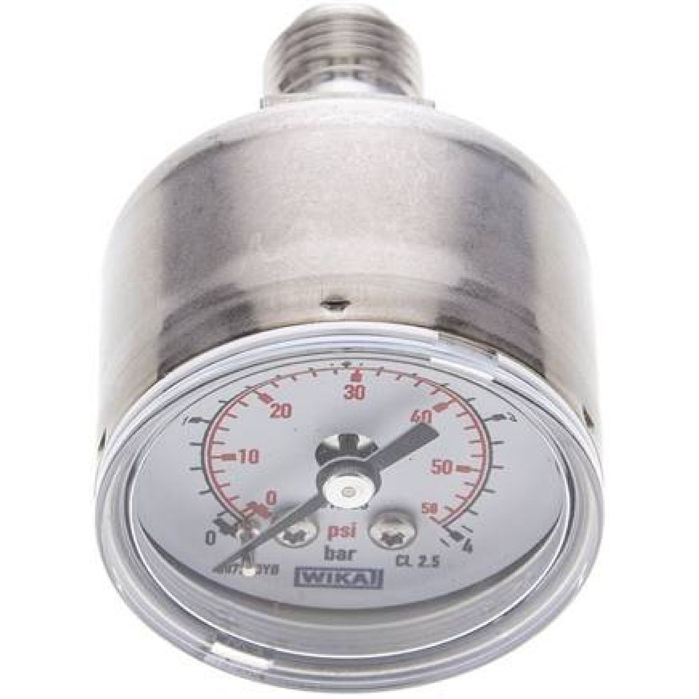 Wika MW 444 ES ES-Manometer waagerecht, 40mm, 0-4 bar, G 1/4"