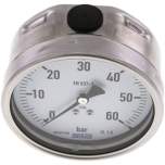 Wika MW 60100 ES Chemie-Manometer waagerecht, 100mm, 0-60 bar