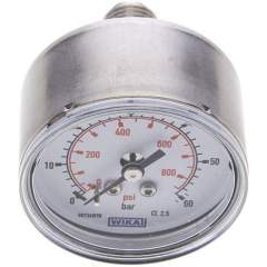 Wika MW 6050 ES ES-Manometer waagerecht, 50mm, 0-60 bar, G 1/4"