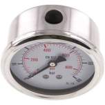 MW 6063 GLY CRE Glycerin-Manometer waagerecht (CrNi/Ms),63mm, 0-60bar