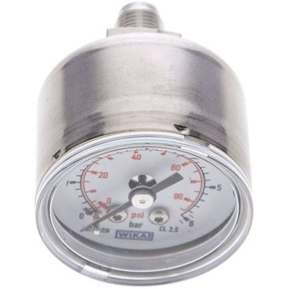 Wika MW 640 ES ES-Manometer waagerecht, 40mm, 0-6 bar, G 1/8"
