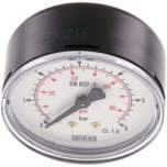 Wika MW 663 ST Manometer waagerecht (ST/Ms), 63mm, 0-6 bar, G 1/4"