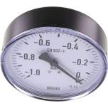 Wika MW -1100 * Manometer waagerecht, 100mm, -1 bis 0 bar