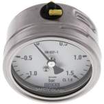 Wika MW -11,563 ES Chemie-Manometer waagerecht, 63mm, -1 bis 1,5 bar