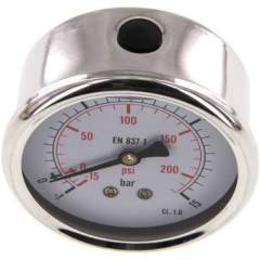 MW -11563 GLY CRE Glycerin-Manometer waagerecht (CrNi/Ms),63mm, -1 bis 15bar