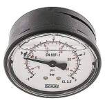 Wika MW -1363 GLY Glycerin-Manometer waagerecht (KU/Ms), 63mm, -1 bis 3 bar