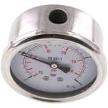 MW -1363 GLY CRE Glycerin-Manometer waagerecht (CrNi/Ms),63mm, -1 bis 3bar