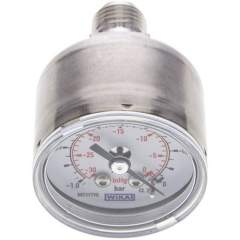 Wika MW -144 ES ES-Manometer waagerecht, 40mm, -1 bis 0 bar, G 1/4"