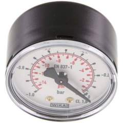 Wika MW -150 ST Manometer waagerecht (ST/Ms), 50mm, -1 bis 0 bar, G 1/4"