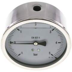MW -15100 GLY CRE Glycerin-Manometer waagerecht (CrNi/Ms),100mm, -1 bis 5bar