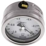 Wika MW -163 ES Chemie-Manometer waagerecht, 63mm, -1 bis 0 bar