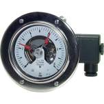 Wika MWK 4100/21 CR Kontaktmanometer (CrNi/Ms), waager., 100mm, 0-4 bar