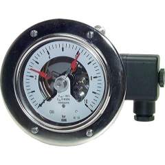 Wika MWK -106100/21 CR Kontaktmanometer (CrNi/Ms), waager., 100mm, -1 bis 0,6 bar