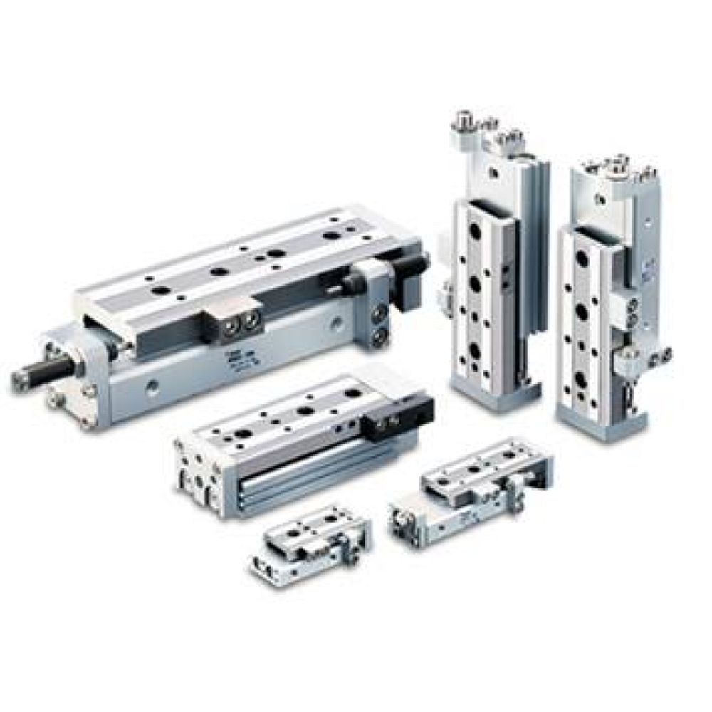 SMC MXQ12-30AS. MXQ, Pneumatischer Kompaktschlitten, Linearführung mit Kugelumlaufführung