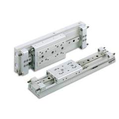 SMC MXW16-175B. MXW, Long Stroke Precision Slide Table (Recirculating Bearings) - Mechanically Coupled