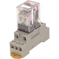 Omron MY4IN230VAC. Omron relay, 230 V AC, 4 changeover contact, LED display, test button