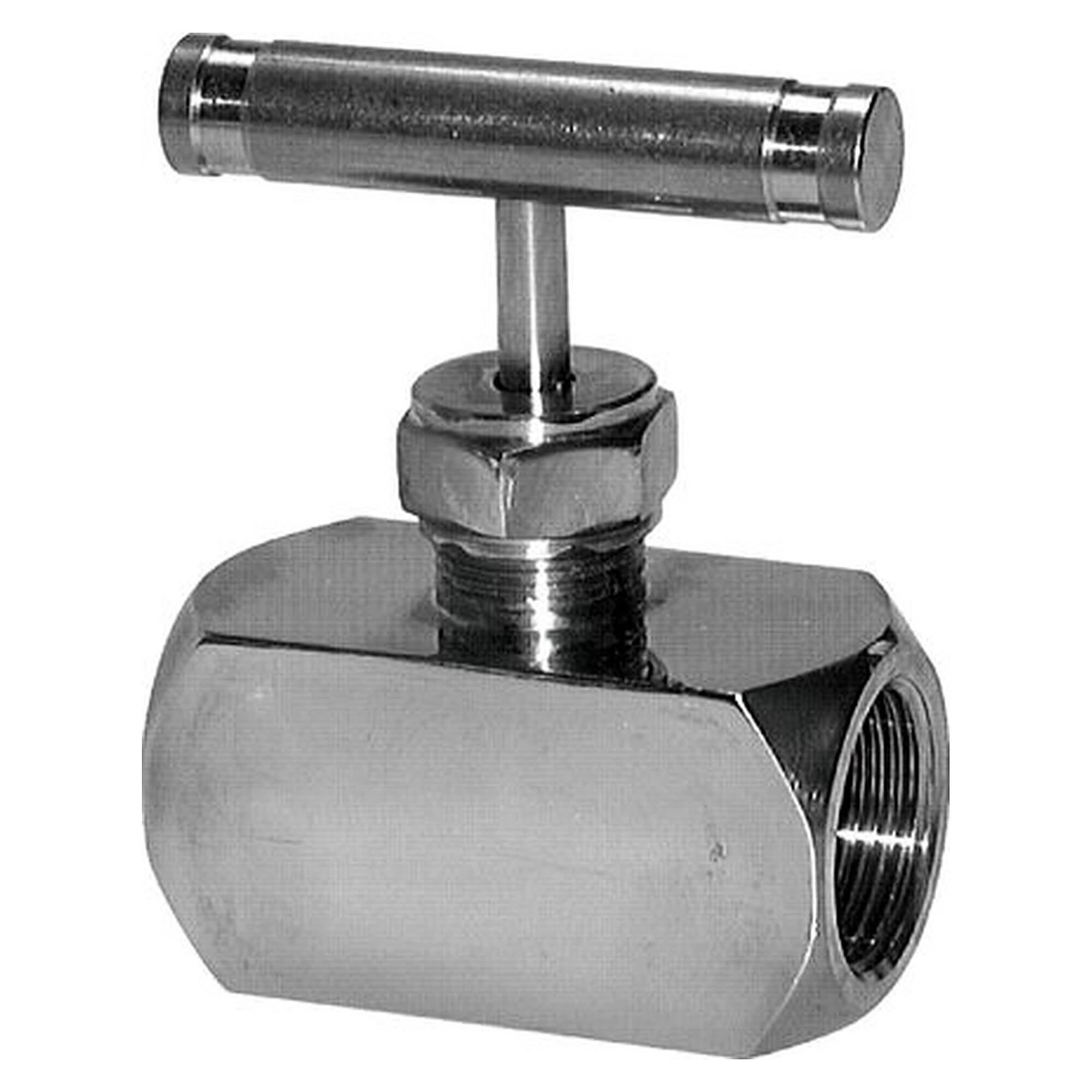 Nadel-Absperrventil, Edelstahl, G 1/8", PN 400, DN 2,5, PN 0 - 400 bar