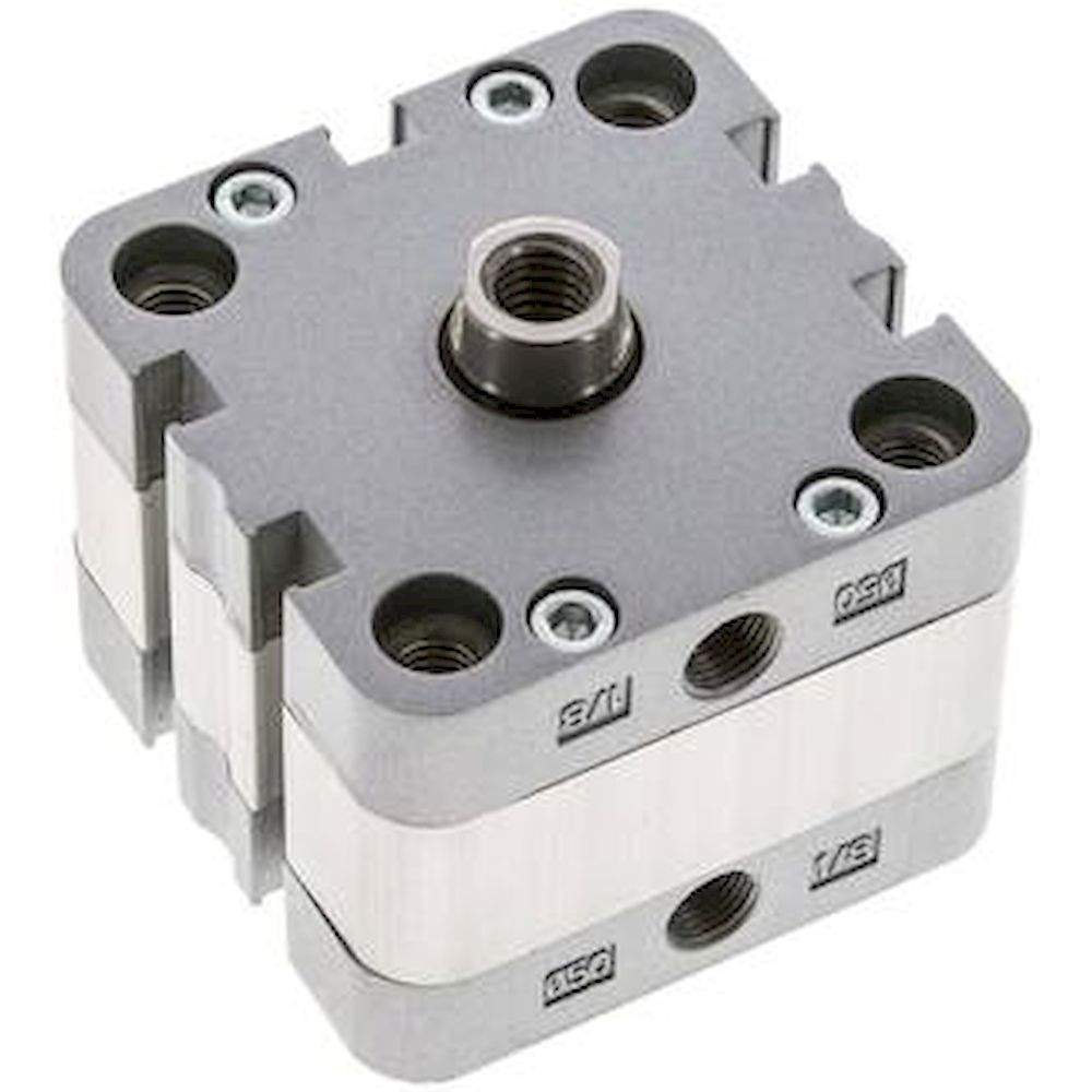 Airtec NAE 50/5. ISO 21287-Zylinder, einfachw., Kolben 50mm, Hub 5mm