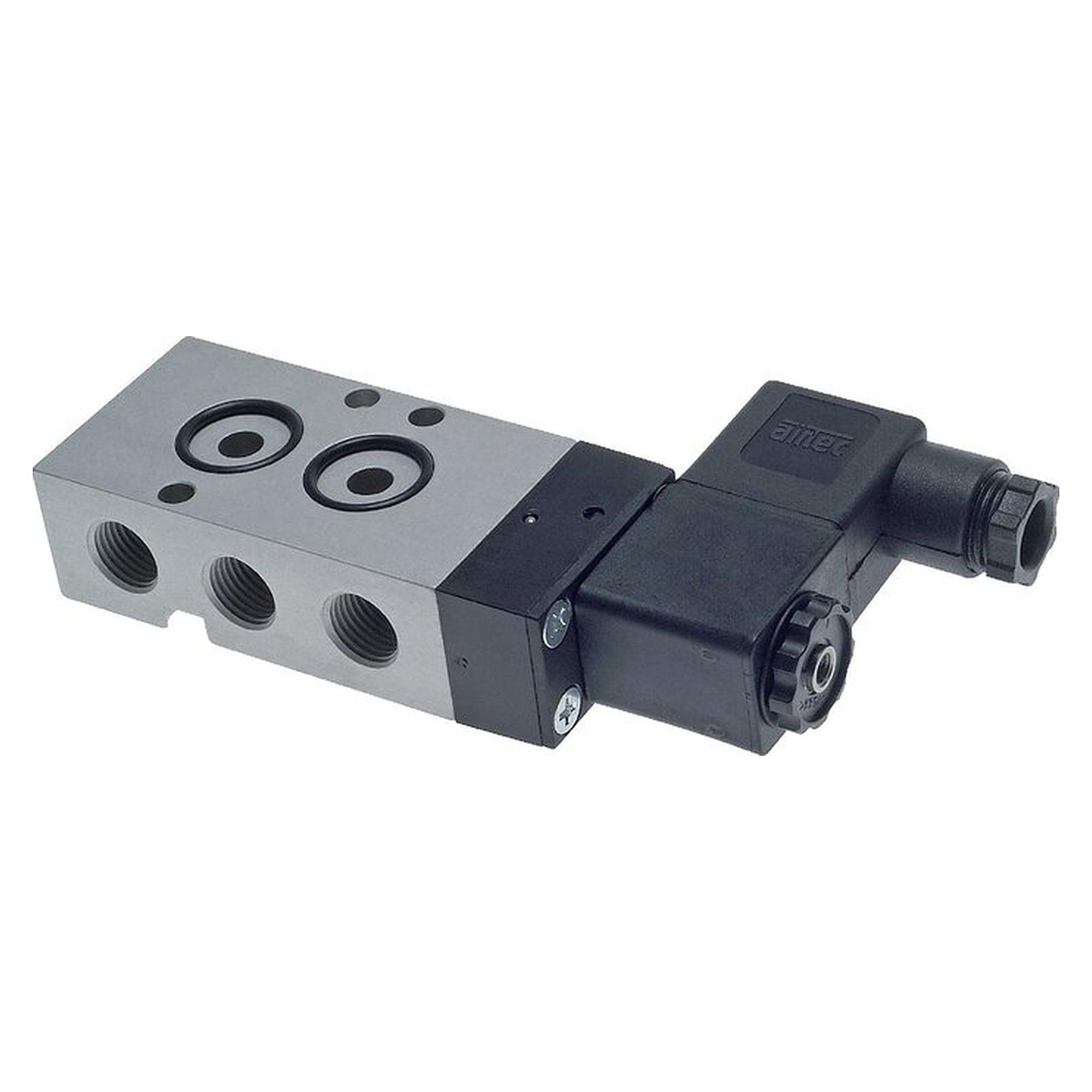 NAMUR solenoid valve, 5/2-way spring return, G 1/4", 24 V DC von Airtec, 3 - 10