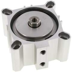 Short-stroke cylinders, double acting, piston 100 mm, stroke 15 mm