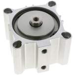 Short-stroke cylinders, double acting, piston 100 mm, stroke 30 mm