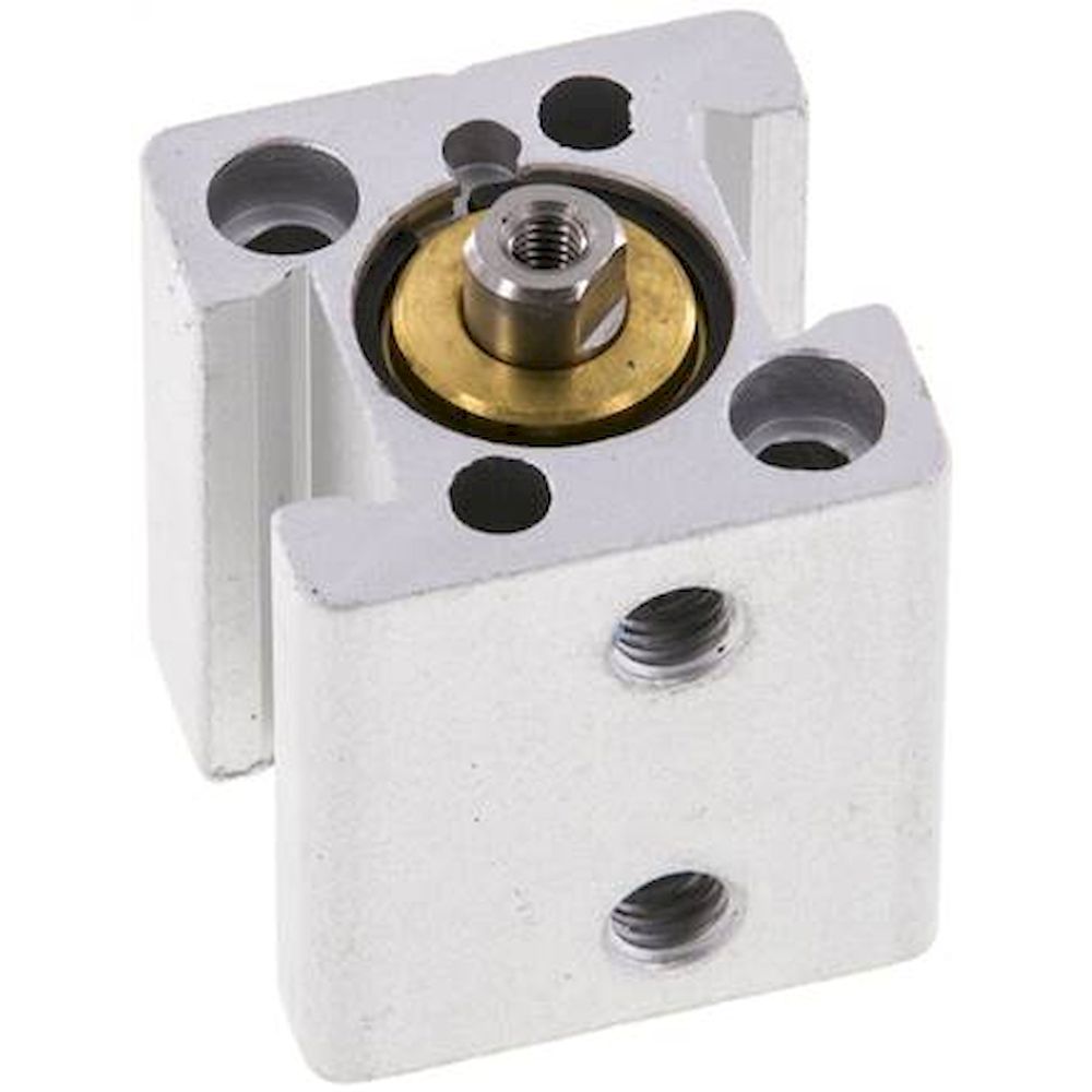 Kurzhubzylinder, doppeltwirkend, Kolben 12mm, Hub 10mm