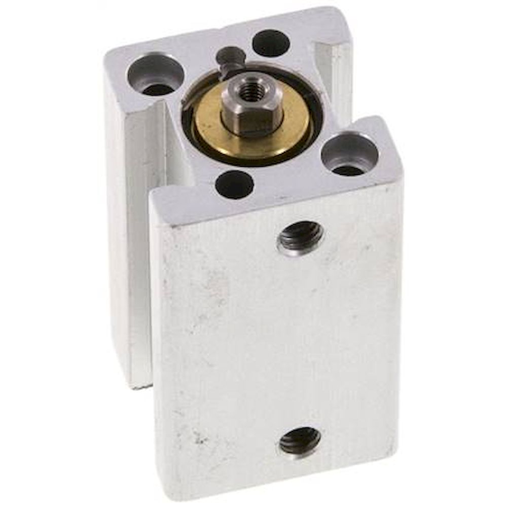 Kurzhubzylinder, doppeltwirkend, Kolben 12mm, Hub 25mm