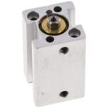 Short-stroke cylinders, double acting, piston 12 mm, stroke 25 mm