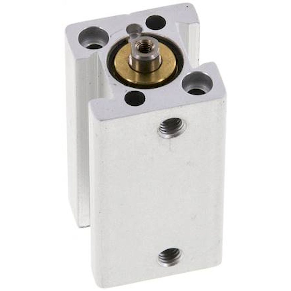 Kurzhubzylinder, doppeltwirkend, Kolben 12mm, Hub 30mm