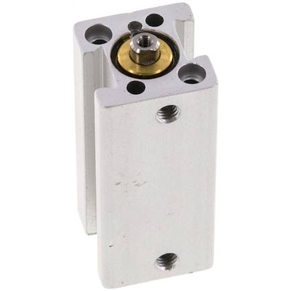 Kurzhubzylinder, doppeltwirkend, Kolben 12mm, Hub 40mm