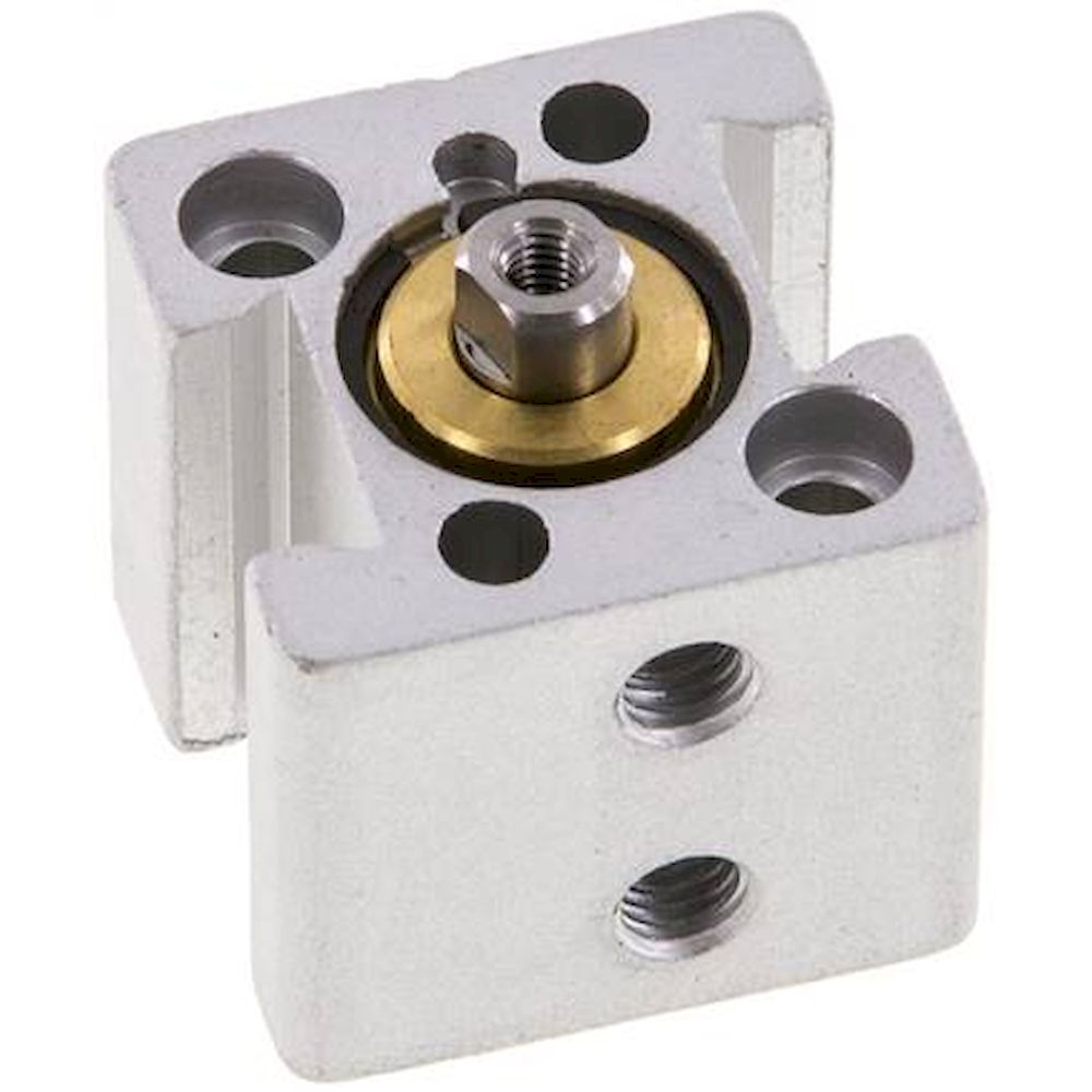 Kurzhubzylinder, doppeltwirkend, Kolben 12mm, Hub 5mm