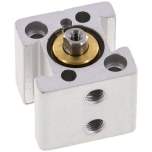 Short-stroke cylinders, double acting, piston 12 mm, stroke 5 mm