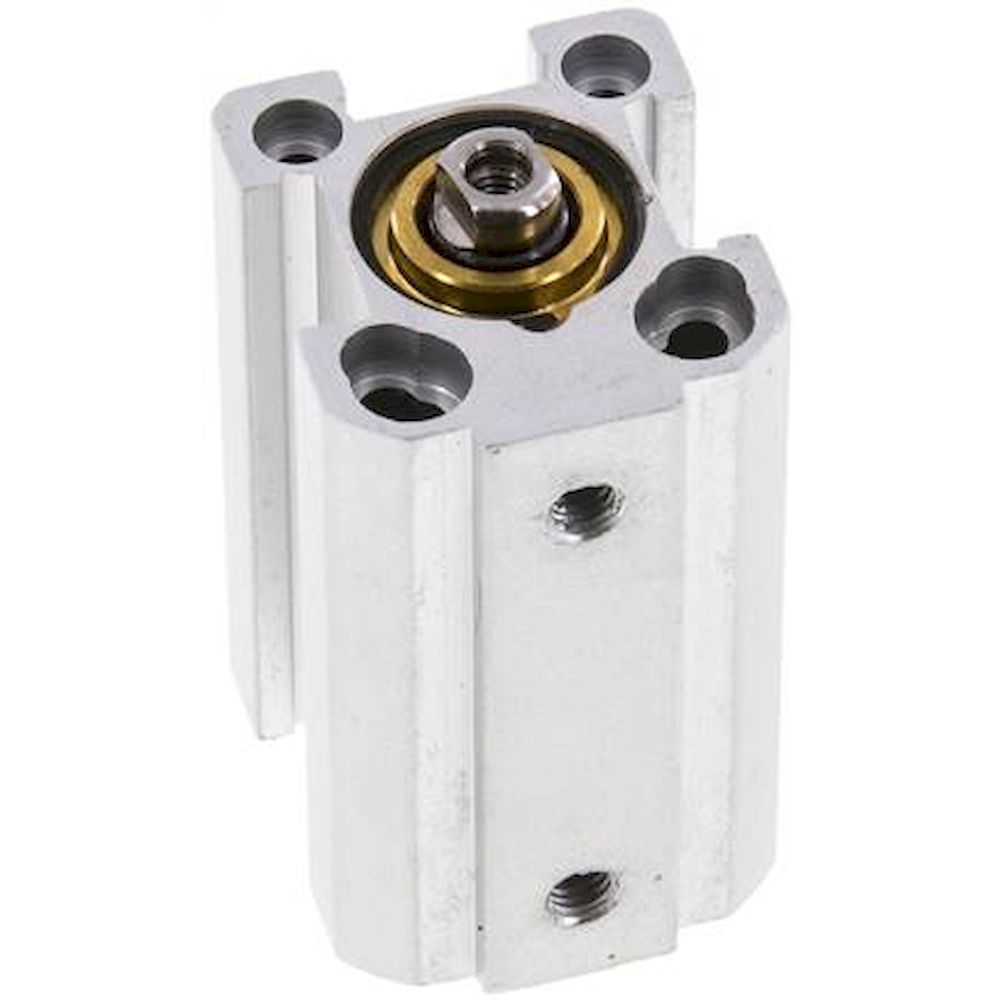 Kurzhubzylinder, doppeltwirkend, Kolben 16mm, Hub 25mm